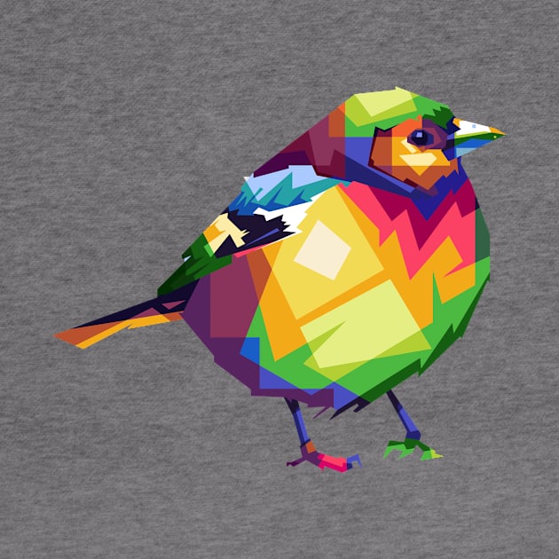 Bird of WPAP pop art by Rizkydwi